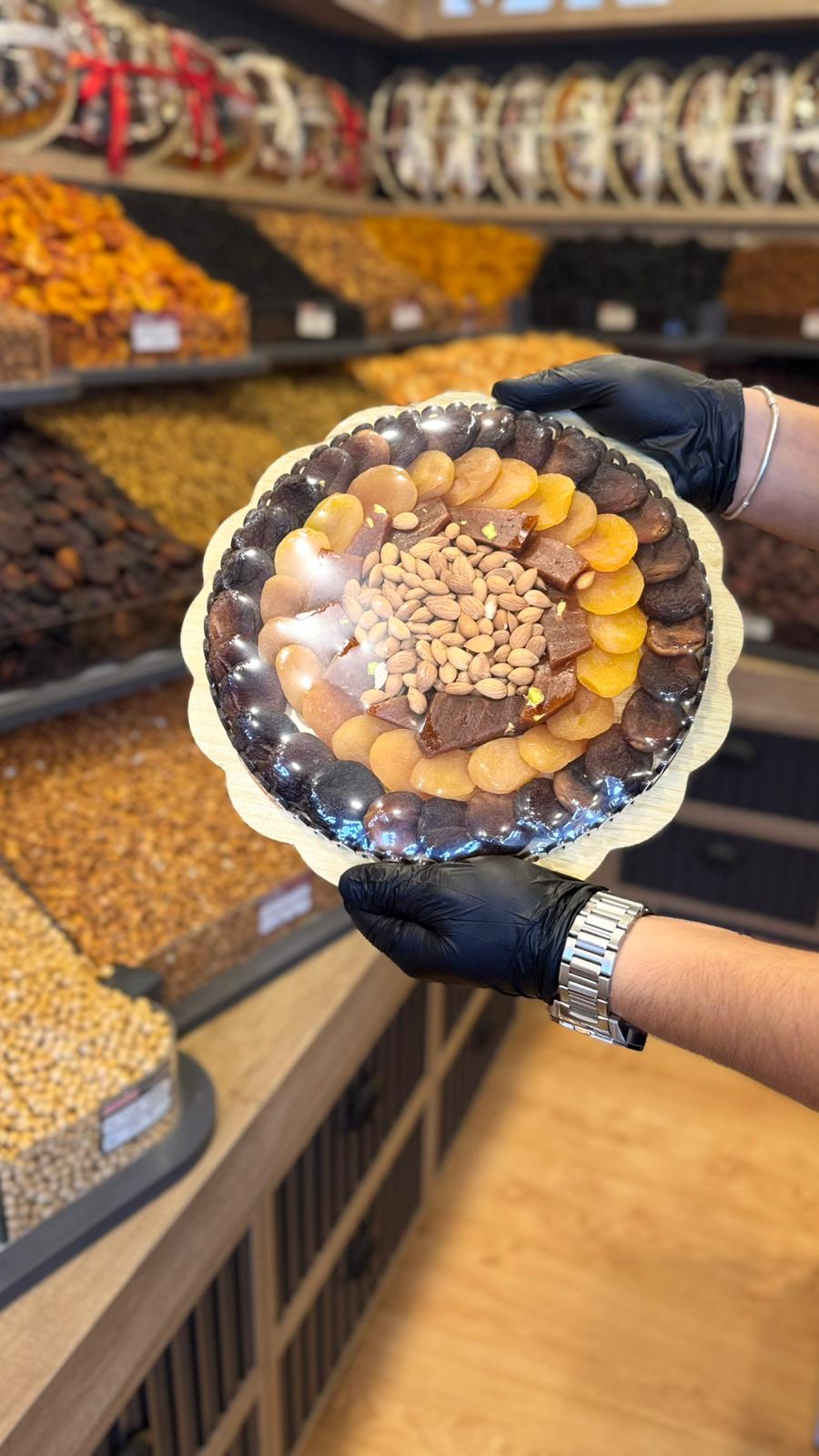 Yuvarlak Hediyelik Sepet 3 No